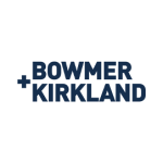 Bower + Kirkland logo in white circle