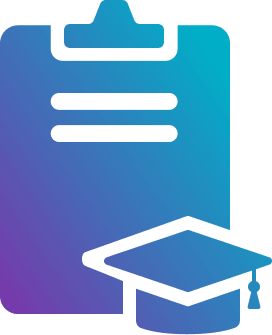 Procurement Act clipboard and graduation hat icon in the bottom right