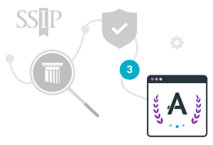 Final step of ssip certification being the upload of the certificate icon