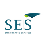 SES Engineering Ltd logo in a white circle