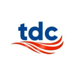 THERMAL DISTRIBUTION AND CONTROL LIMITED logo in a white circle