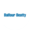 Balfour Beatty blue logo in white circle